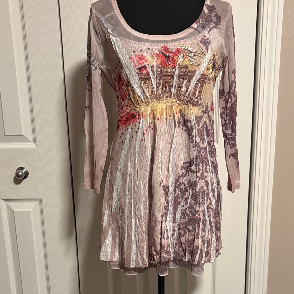 Dress Barn Multicolor Tunic Top